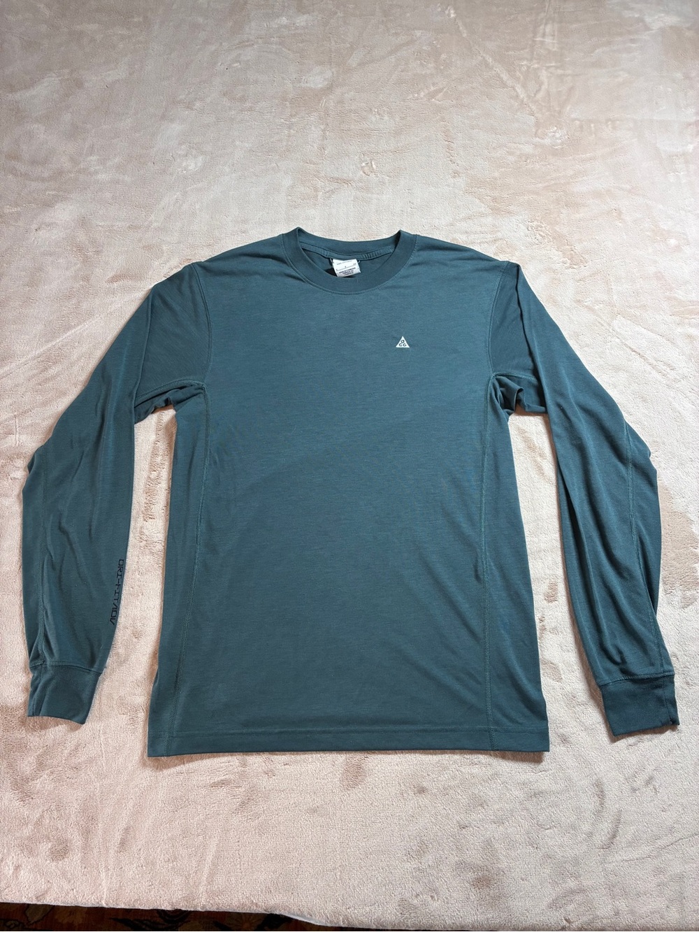 Nike ACG Goat Rocks Dri-FIT ADV Trail Shirt Outdoor Hiking Men’s Small Green